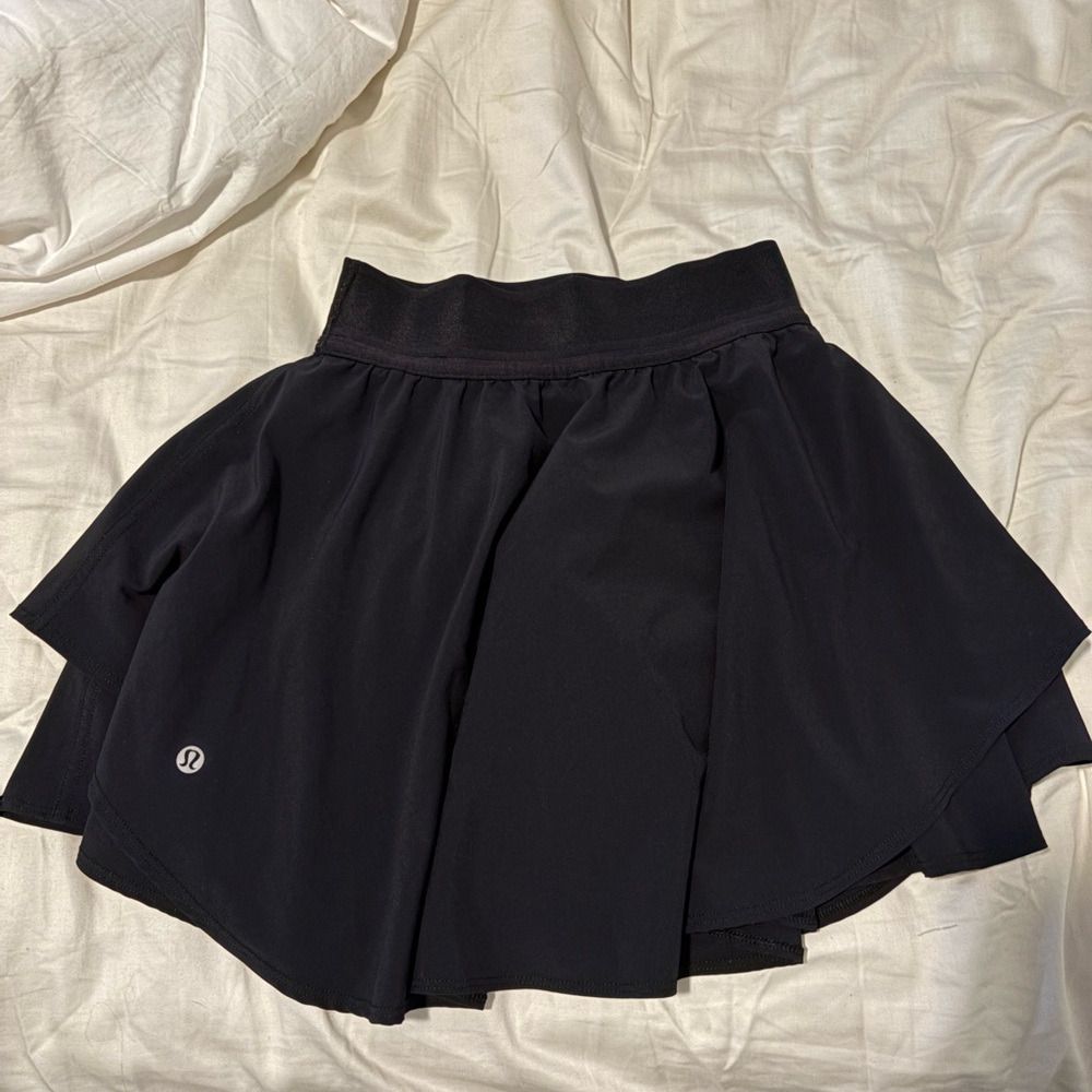 Black Lululemon Tennis Skirt